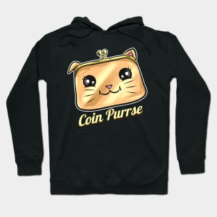 Cat Wallet Coin Purrse On Purrsday Hoodie